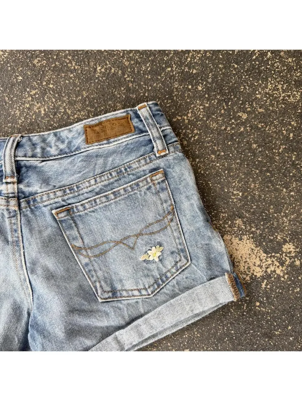Polo Ralph Lauren Flower Embroidered Denim Shorts